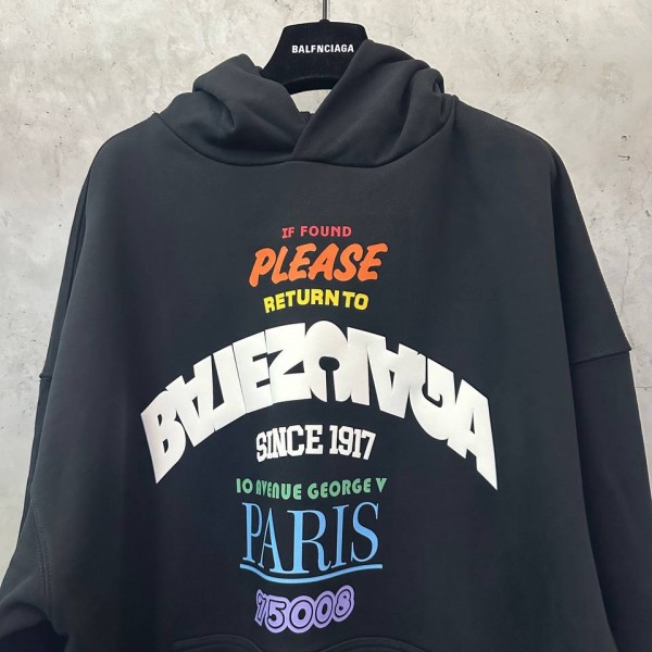 Balenciaga Colorful Declaration Hoodie 2