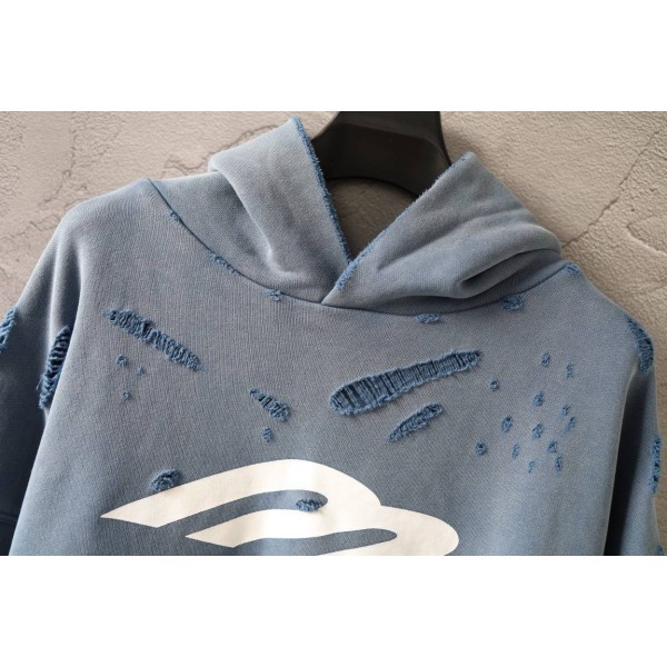 Balenciaga Gray Hole Hoodie 2
