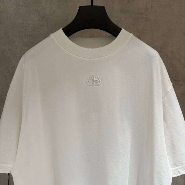 BALENCIAGA  IRON LOGO WHİTE 3