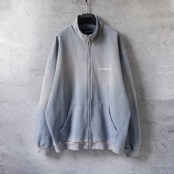 Balenciaga Long Hoodie Gray