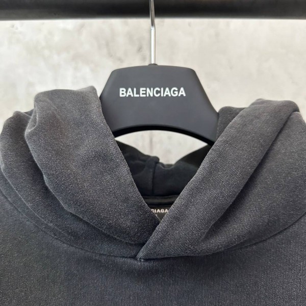 Balenciaga Red Logo Hoodie 3