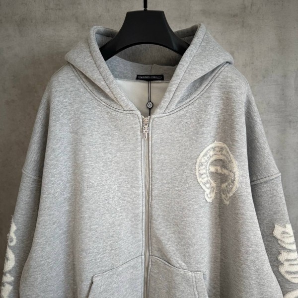 Chrome Hearts Classic Hoodie Gray 2