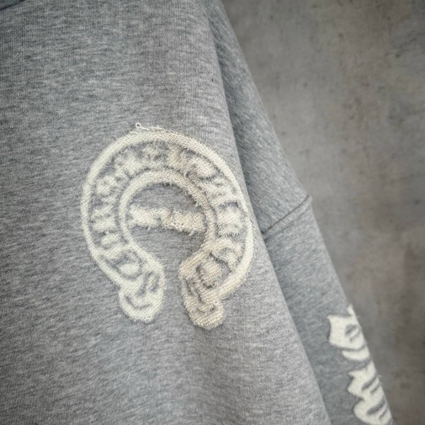 Chrome Hearts Classic Hoodie Gray 4