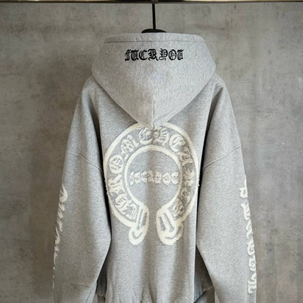 Chrome Hearts Classic Hoodie Gray 5