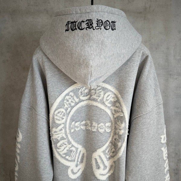 Chrome Hearts Classic Hoodie Gray 6