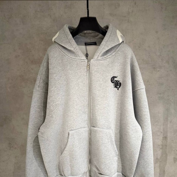Chrome Hearts Gray Hoodie