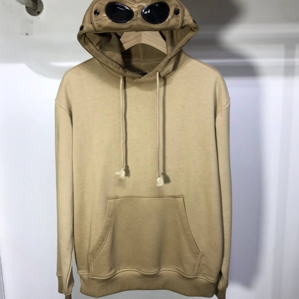 C.P Company Googles Hoodie Brown