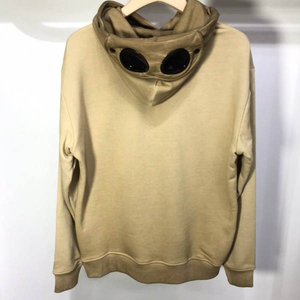 C.P Company Googles Hoodie Brown 3