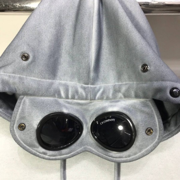 C.P Company Googles Hoodie Gray 2