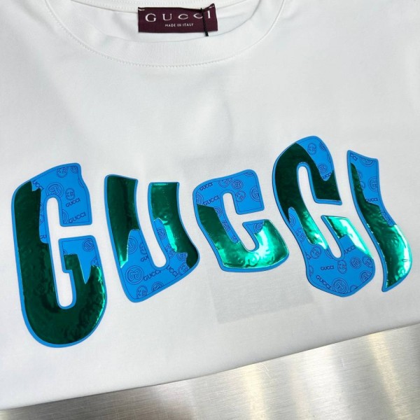 GUCCI COLOR WHİTE TEXT BLUE 4
