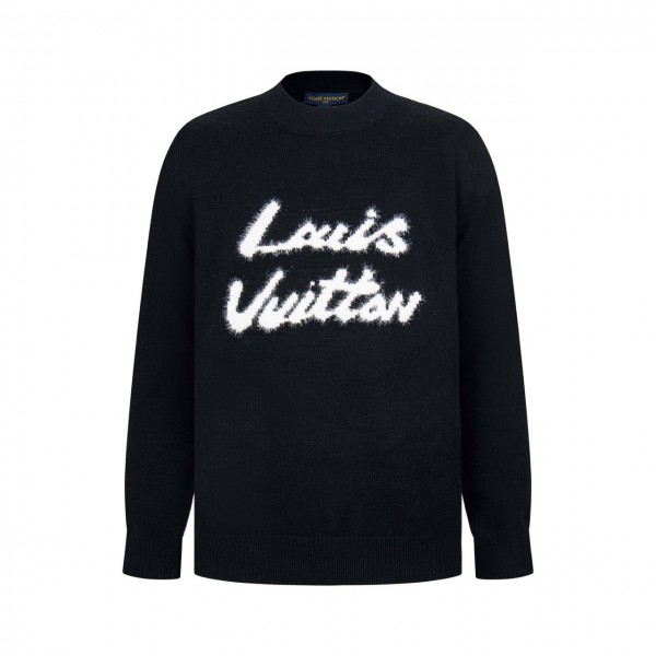 Louis Vuitton Black Wool Sweater