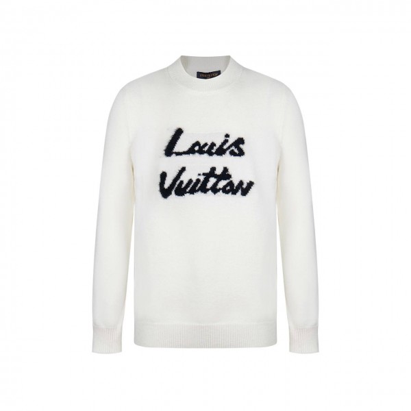 Louis Vuitton White Wool Sweater