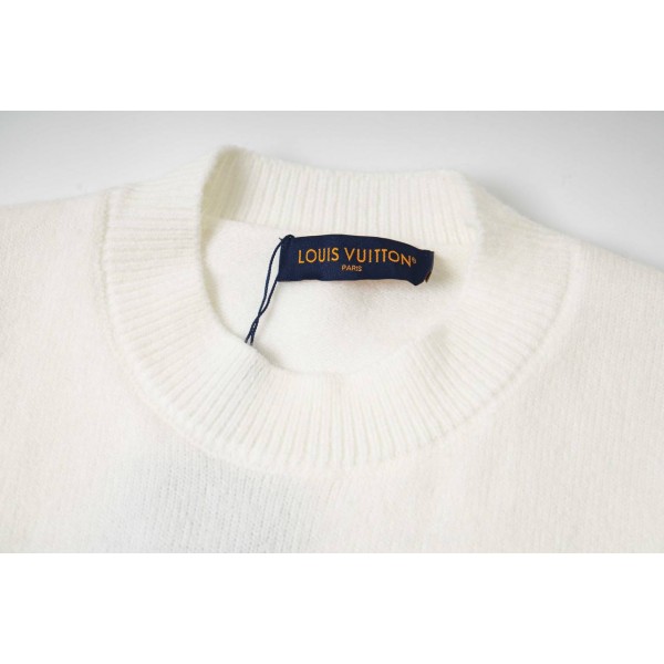 Louis Vuitton White Wool Sweater 2