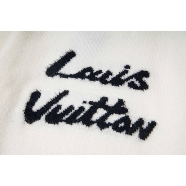 Louis Vuitton White Wool Sweater 3