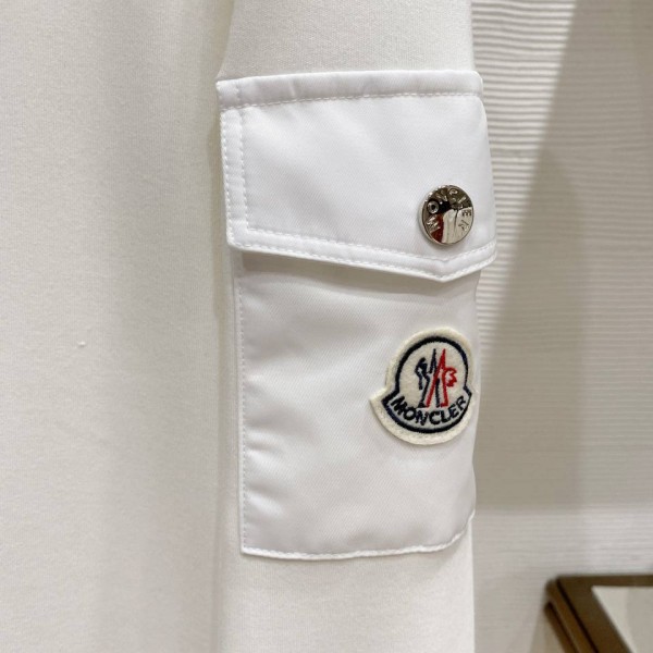 Moncler Classic Logo White Sweatshirt 4