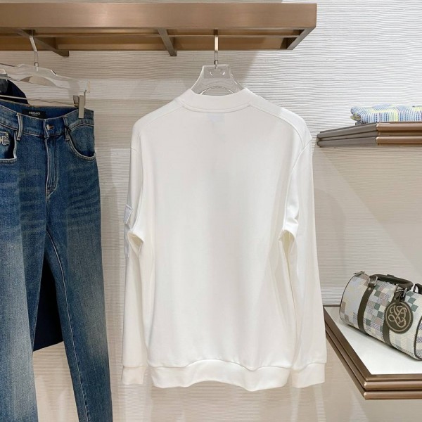 Moncler Classic Logo White Sweatshirt 6