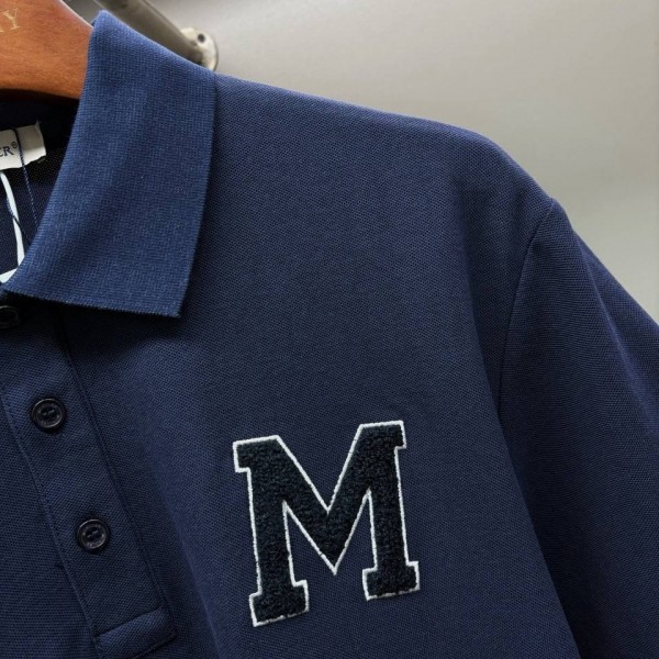 MONCLER M LOGO BLUE COLOR T-SHIRT 3
