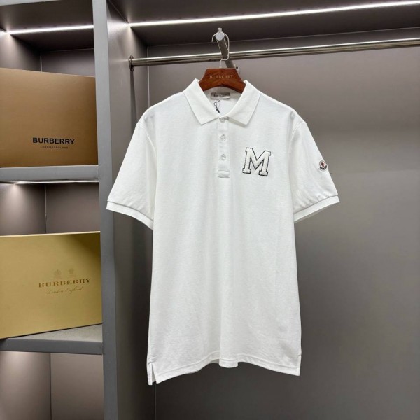 MONCLER M LOGO WHITE COLOR T-SHIRT