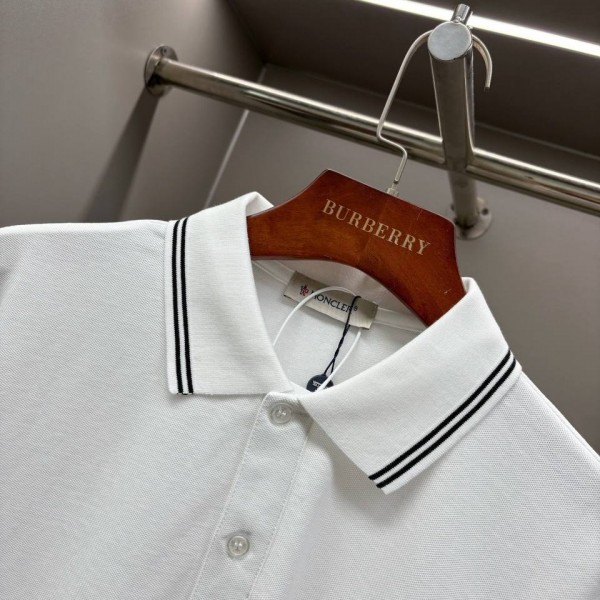 MONCLER STRIPED COLLAR IN WHITE COLOR 4