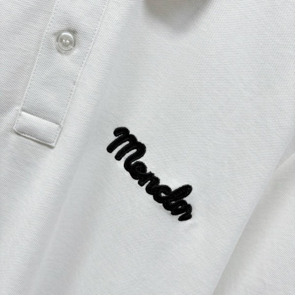 MONCLER STRIPED COLLAR IN WHITE COLOR 5