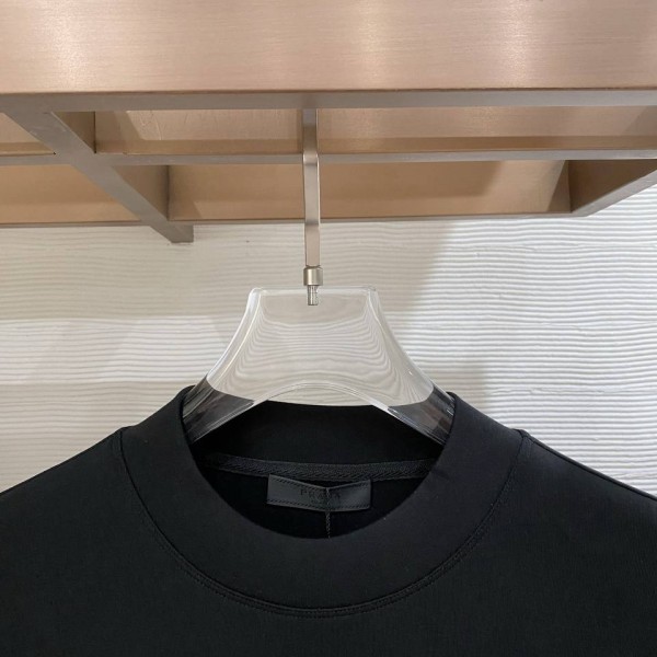Prada Black Sweatshirt with Chest Pocket 2