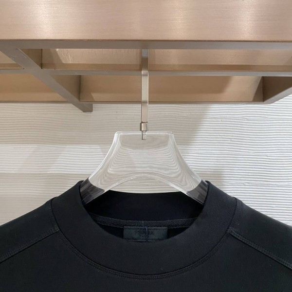 Prada Center Logo Black Sweatshirt 2