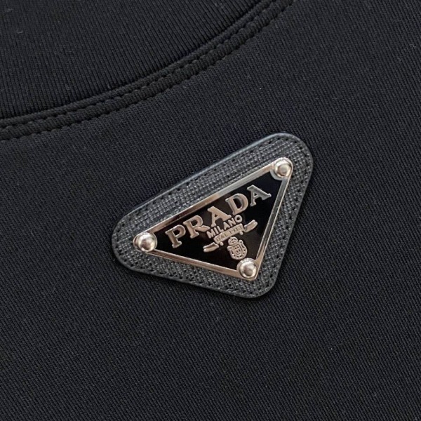 Prada Center Logo Black Sweatshirt 3