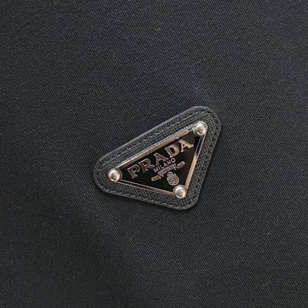 Prada Chest Logo Black Sweatshirt 3