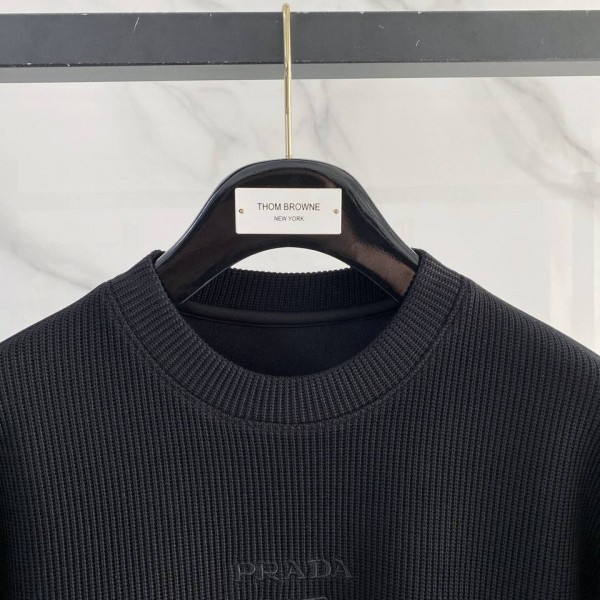 Prada Simple Zipper Pocket Sweater 5