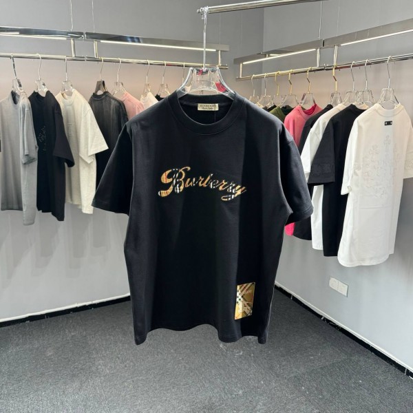 BURBERRY BLACK COLOR MIDDLE LOGO