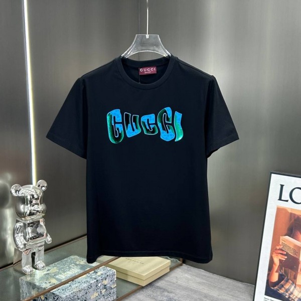 GUCCI COLOR BLACK TEXT BLUE