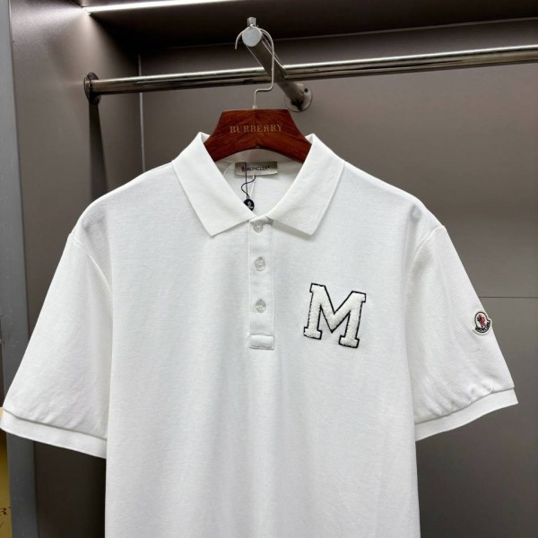 MONCLER M LOGO WHITE COLOR T-SHIRT 2