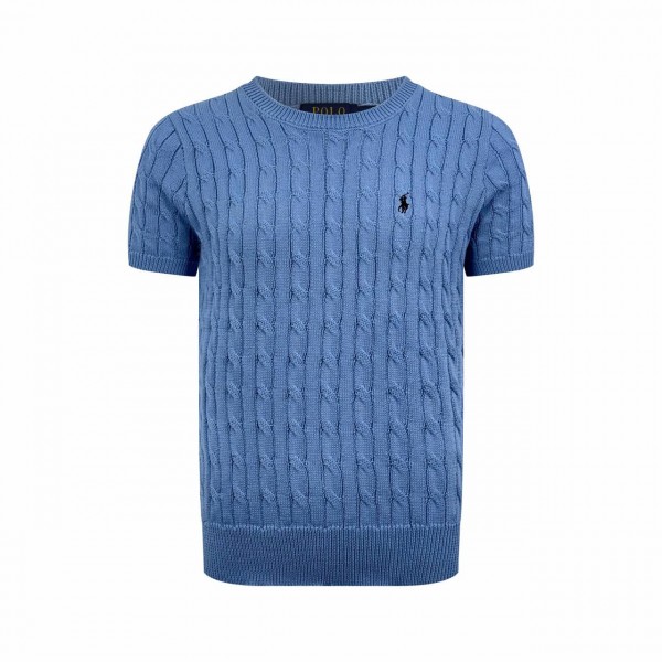 BLUE ROUND NECK