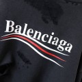 Balenciaga Black Rugged Hoodie 6