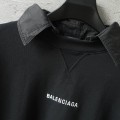 Balenciaga Black Sweater with Collar 3