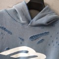 Balenciaga Gray Hole Hoodie 2