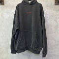 Balenciaga Red Logo Hoodie 1