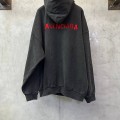 Balenciaga Red Logo Hoodie 5