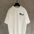 BALENCIAGA WHITE T-SHIRT WITH PRINTED DESIGN ON THE BACK 1