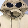C.P Company Googles Hoodie Brown 2