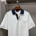 GUCCI COLLARED AND POCKETED WHİTE T-SHIRT 2