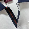 GUCCI COLLARED AND POCKETED WHİTE T-SHIRT 4