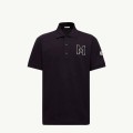 MONCLER M LOGO BLACK T-SHIRT 2