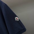 MONCLER M LOGO BLUE COLOR T-SHIRT 4