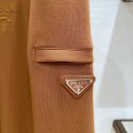Prada Camel Sweatshirt with Zipper 4