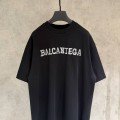 BALENCIAGA BLACK, WITH BLACK WRITING ON IT. 1