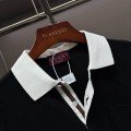 GUCCI COLLARED AND POCKETED BLACK T-SHIRT 3