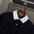GUCCI COLLARED AND POCKETED BLACK T-SHIRT 5