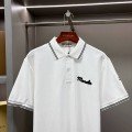 MONCLER STRIPED COLLAR IN WHITE COLOR 2