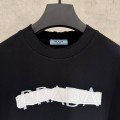 prada black color T-shirt with a black stripe in the middle 5
